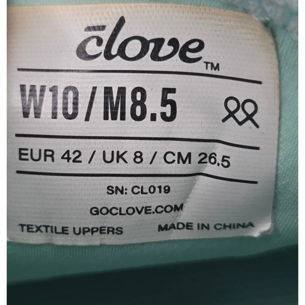 Clove Aeros Vapor Mint Green Healthcare Nursing Shoes Womens 10 Mens 8.5‎ CL019